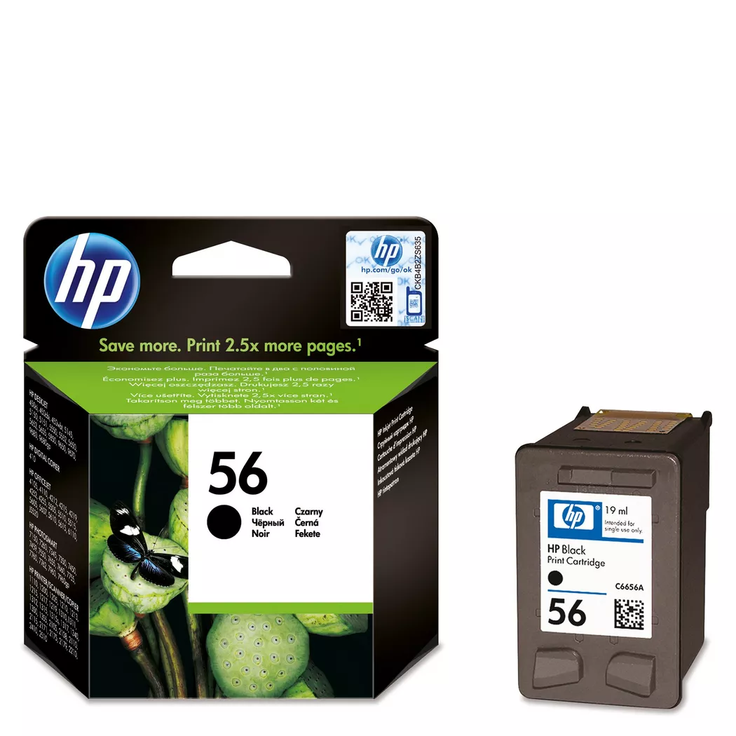 Hewlett-Packard – 56, Tintenpatrone, Black