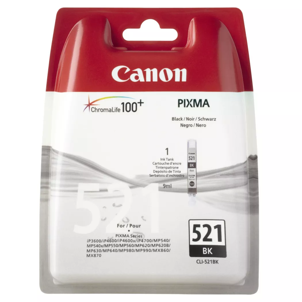 Canon – Cli 521, Tintenpatrone, Black