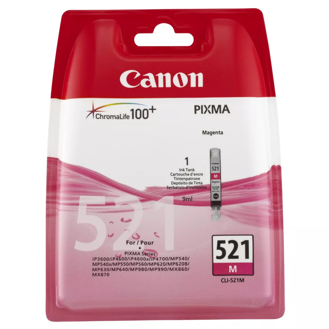 Canon – Cli 521, Tintenpatrone, Magenta