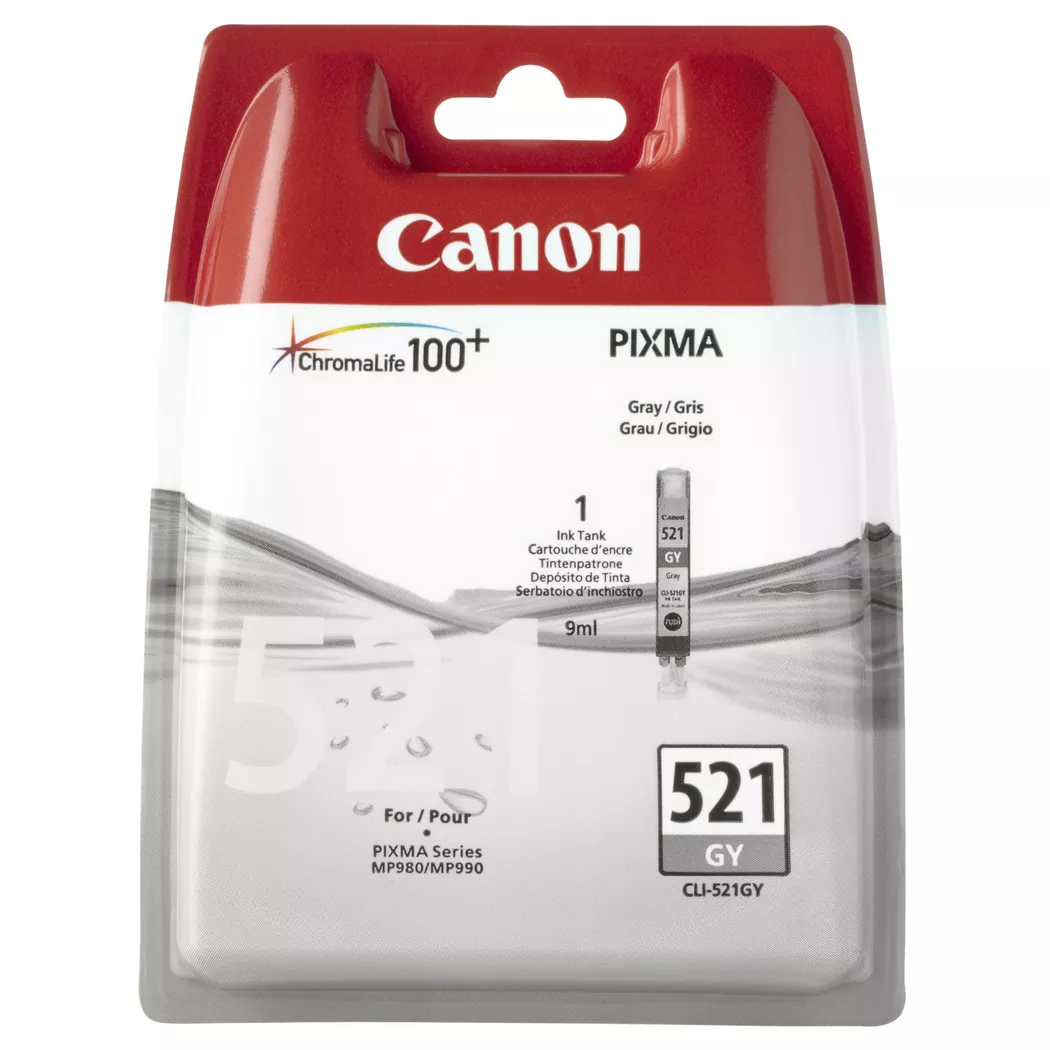 Canon – Cli 521, Tintenpatrone, Grau