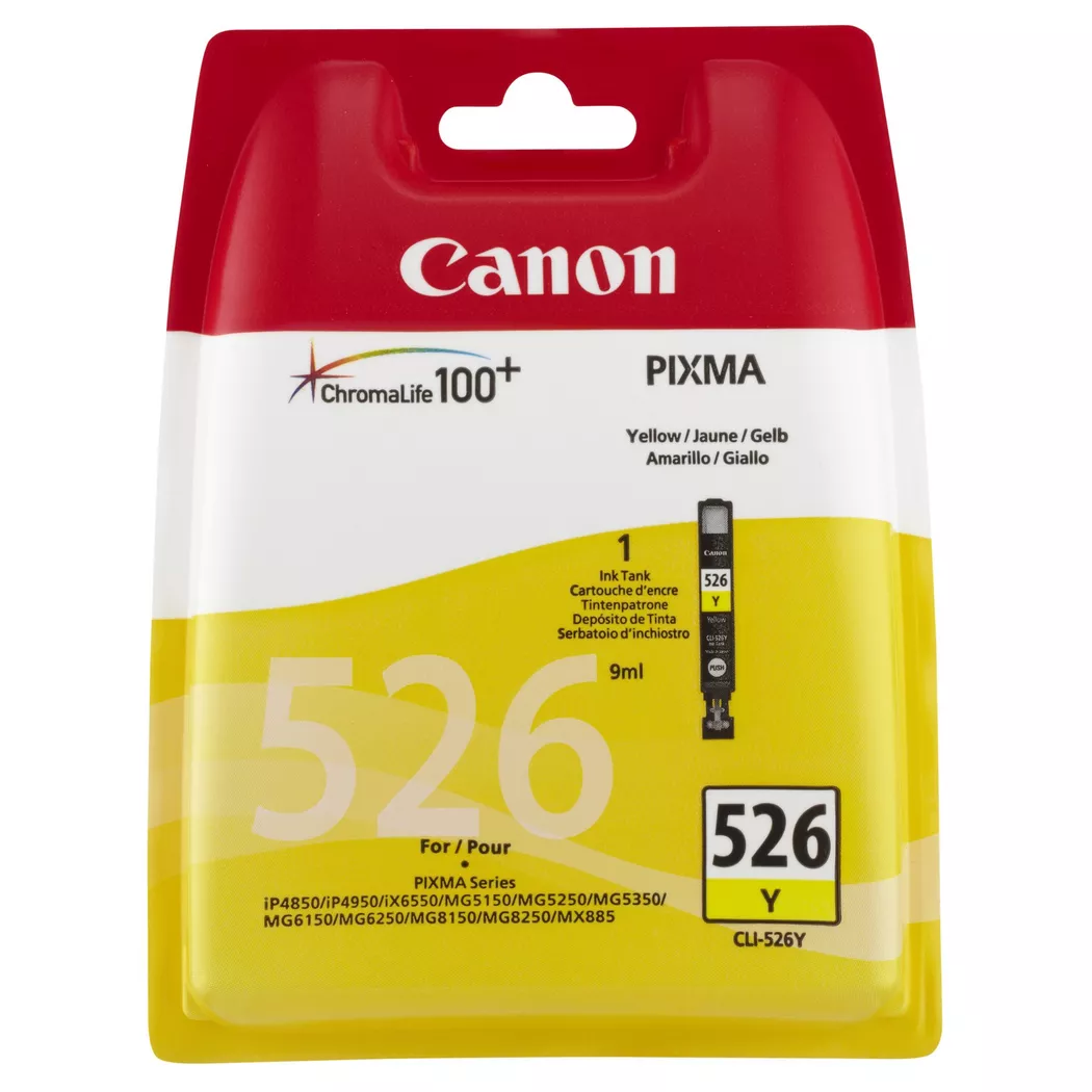 Canon – Cli 526, Tintenpatrone, Gelb