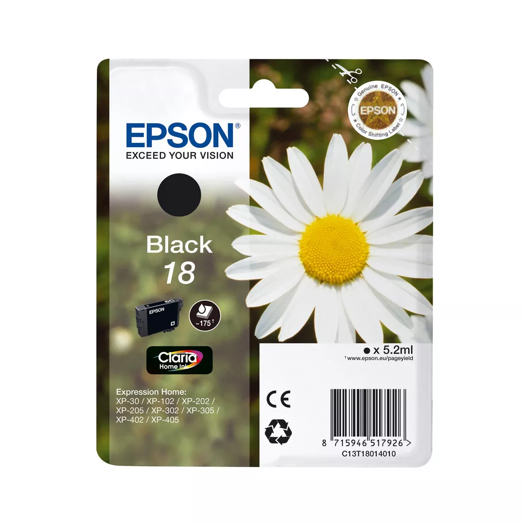 Epson – 18, Tintenpatrone, Black