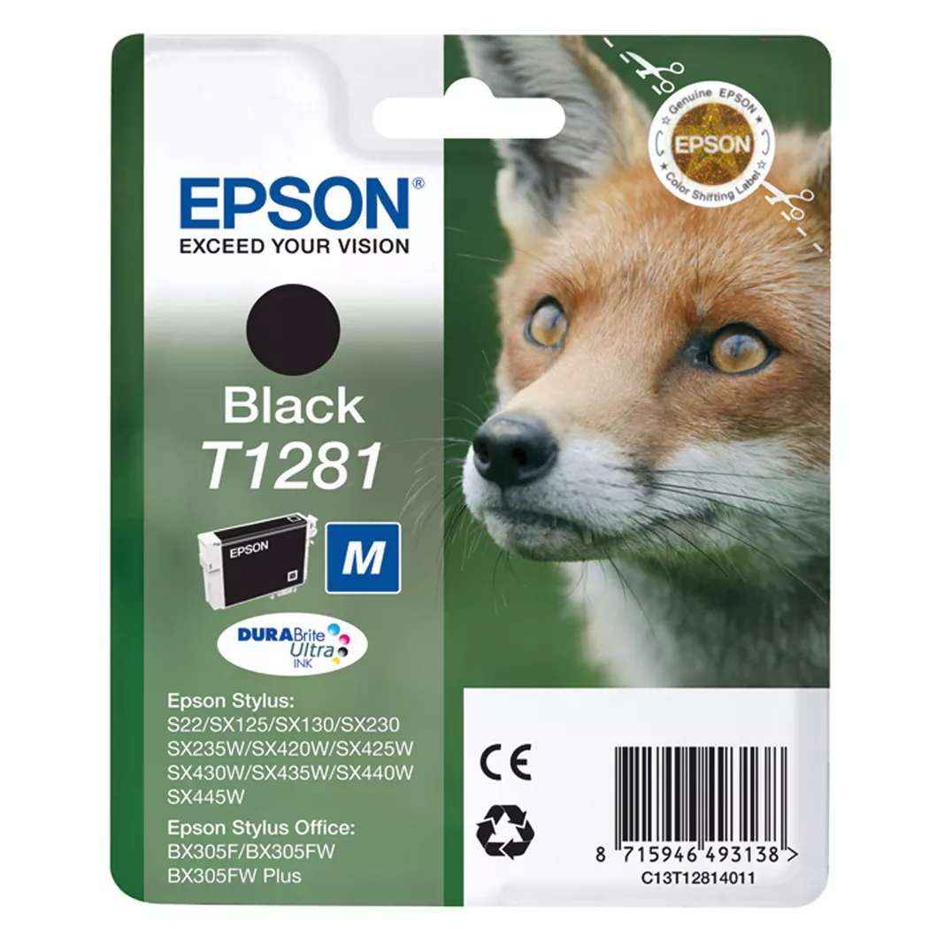 Epson – T128540, Tintenpatrone, Black