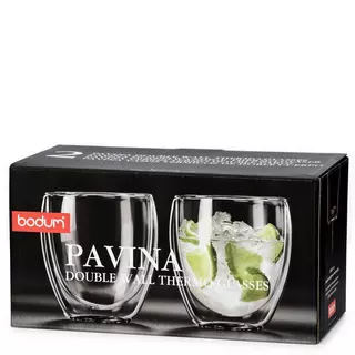 Verre à double paroi Bodum Pavina - 250 ml - 6 pièces