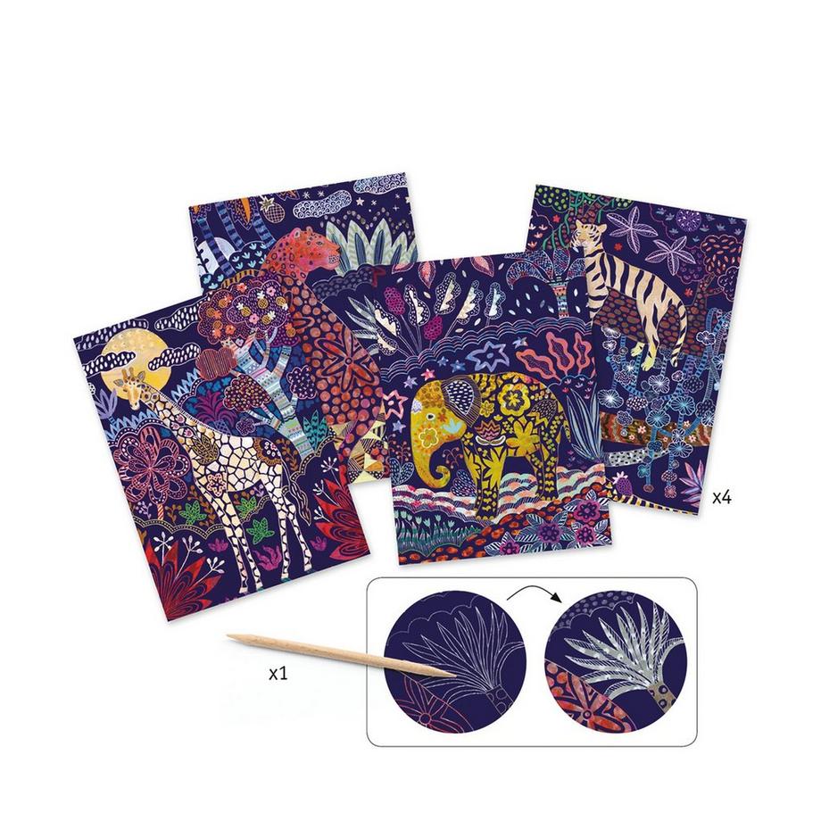 Djeco Kratzbilder Natur 