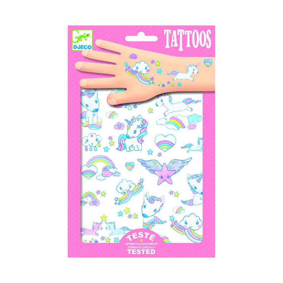 Djeco Unicorno Tatuaggi temporanei 
