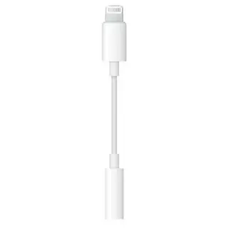 Apple Lightning vers 3.5mm Câble d'adapteur Blanc