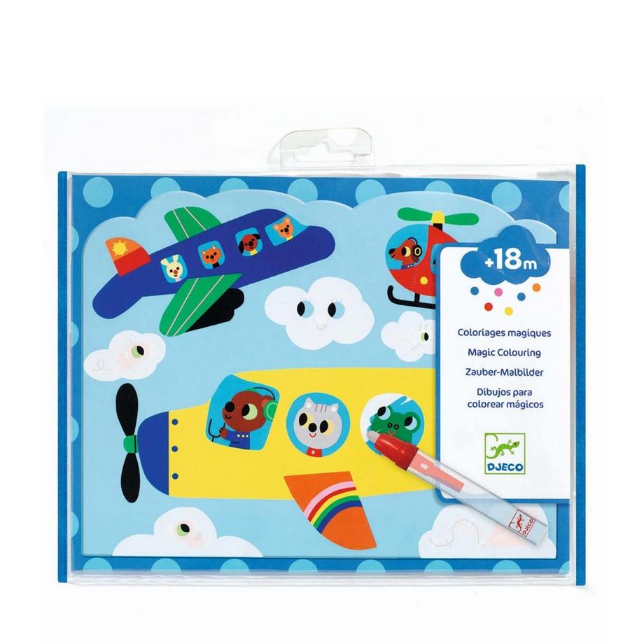Djeco Articoli per il fai da te Colorazione magica - Nascosto nel cielo 