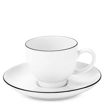 Tasse à expresso avec soucoupe