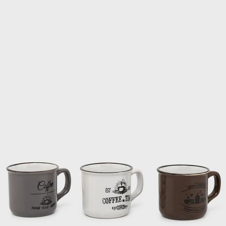  Kaffeetassen-Set, 3-teilig Coffee 