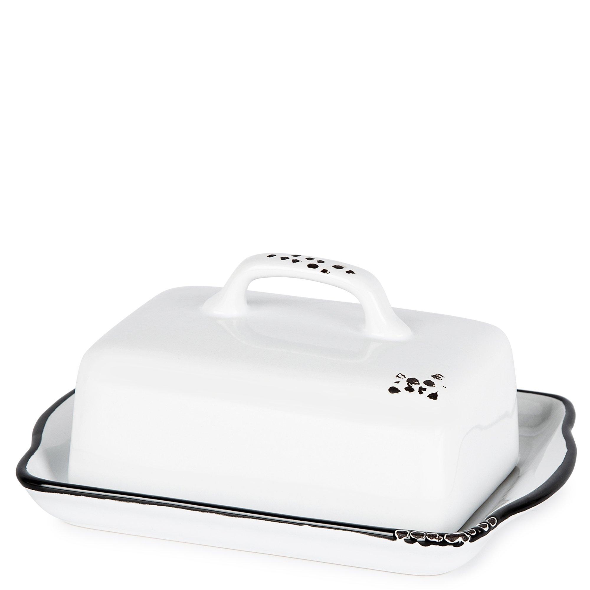 Manor Email Butterdose mit Deckel online kaufen MANOR