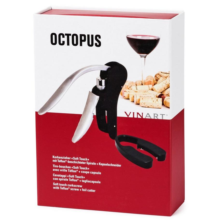 VINART Tire-bouchon ac décapsuleur Octopus 