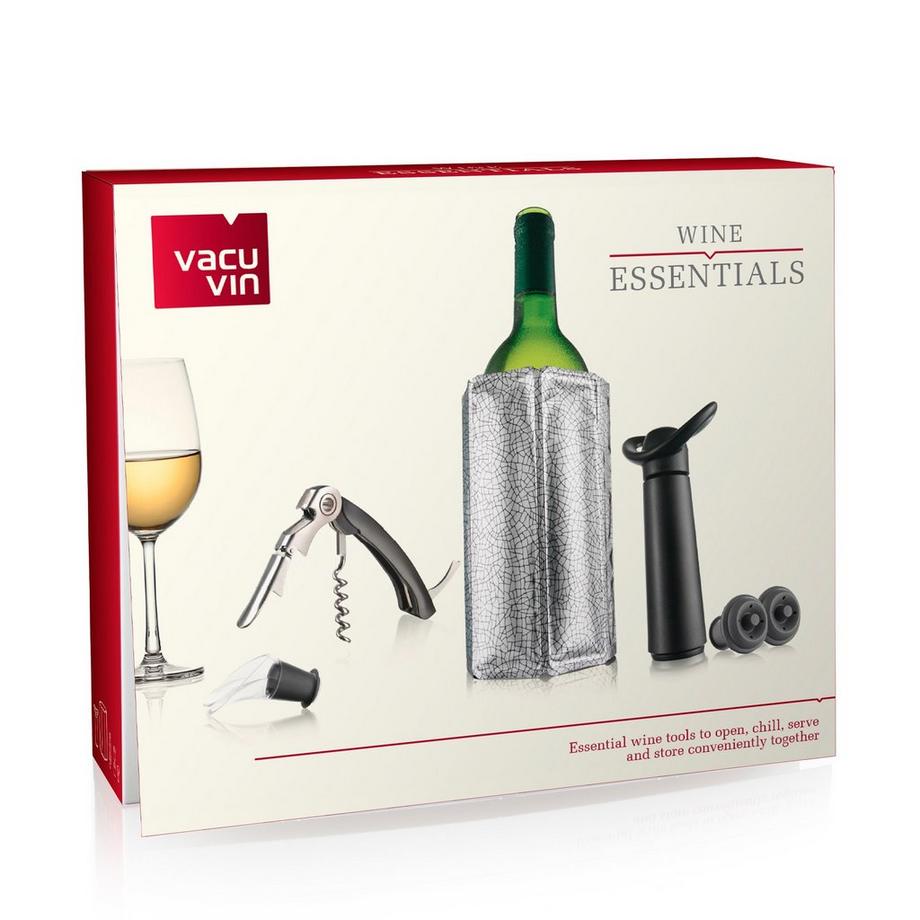 vacuvin Essential Set di accessori vino, 6 pezzi 