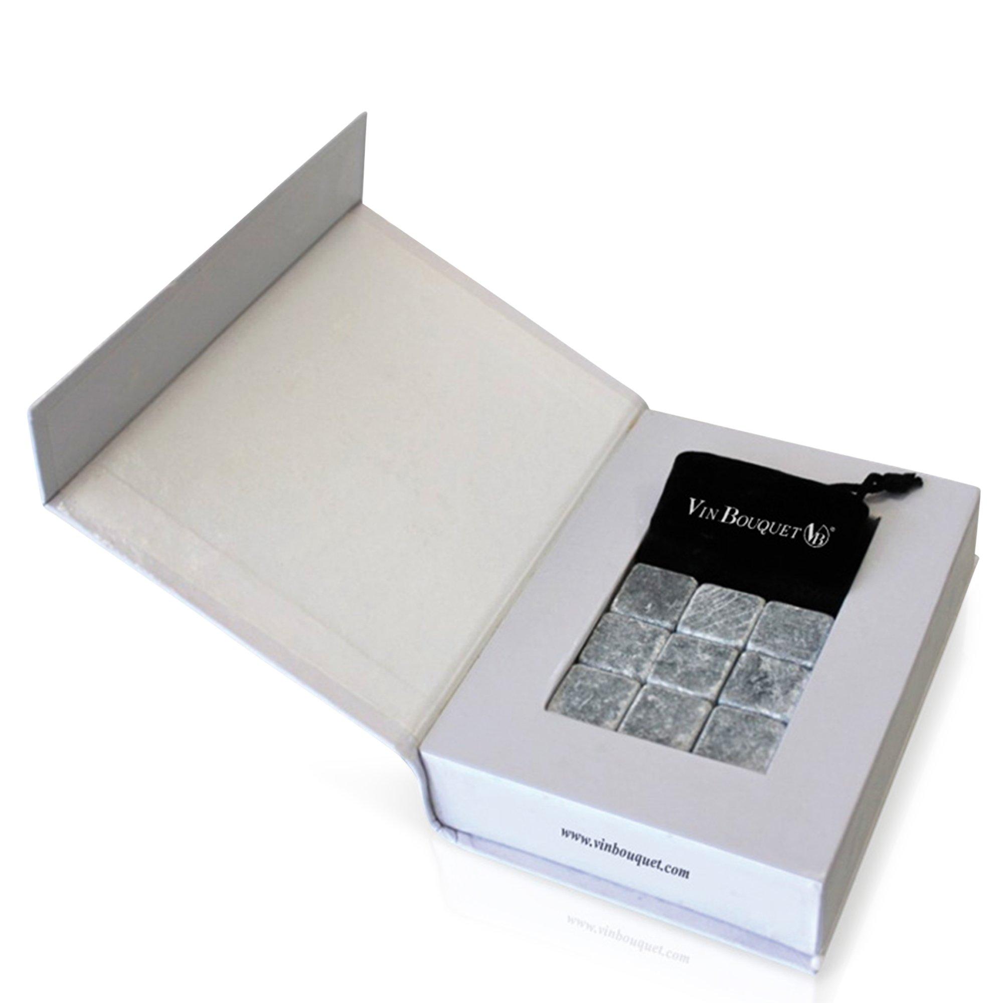 Vin Bouquet Pietre refrigeranti per whisky, 9 pezzi CHILL 