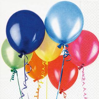  Papierservietten, 20 Stück BALLOONS 