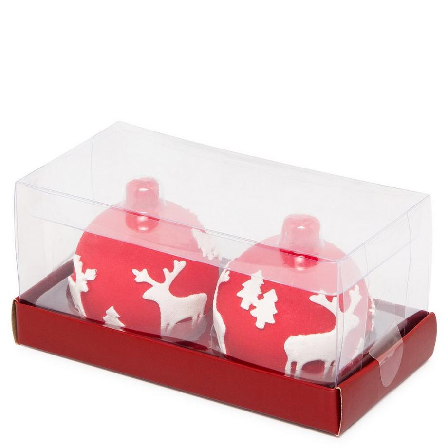 HERMA Lot de 2 bougies Cerf 