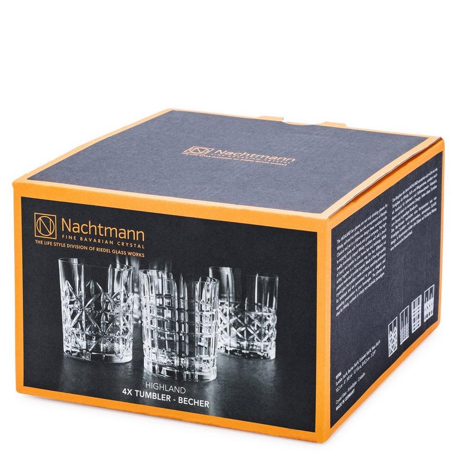 Nachtmann Verre whisky, 4 pièces Highland 