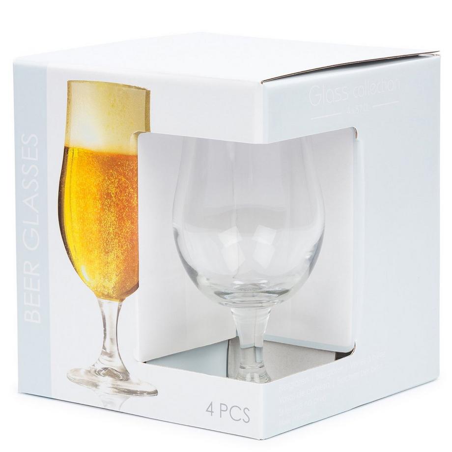 Verres à bière, 4 pièces Bier 