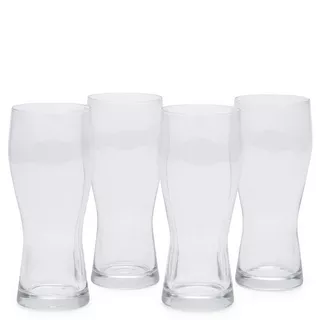 NA Set de bière, 4 pièces Bier Transparent