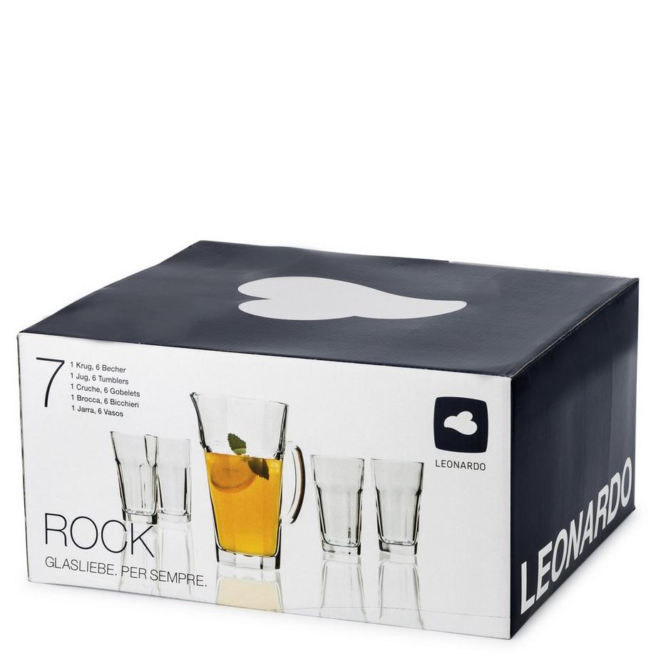 LEONARDO Service à orangeade, 7 pièces Rock 