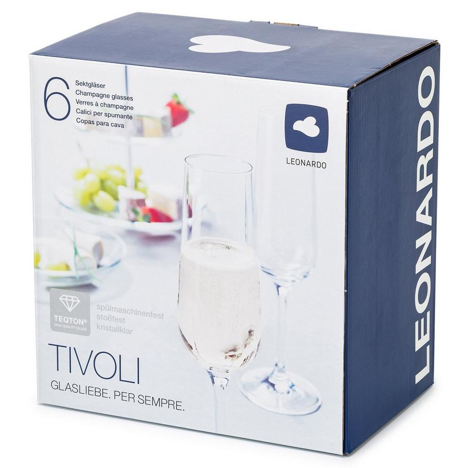 LEONARDO Sektglas, 6 Stück Tivoli 