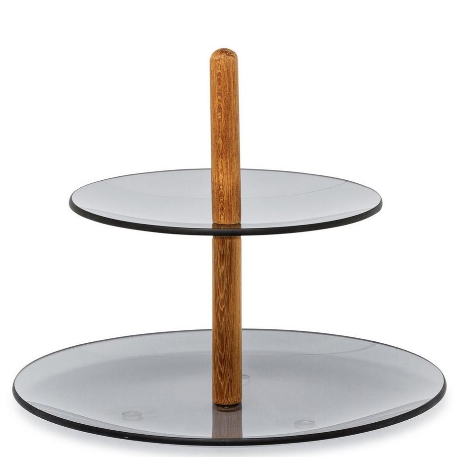 LEONARDO Castagna Alzata a due piani 