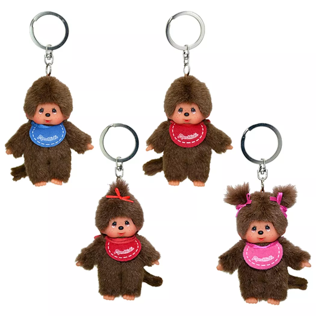 Monchhichi Classic Key Chain Multicolor 10cm