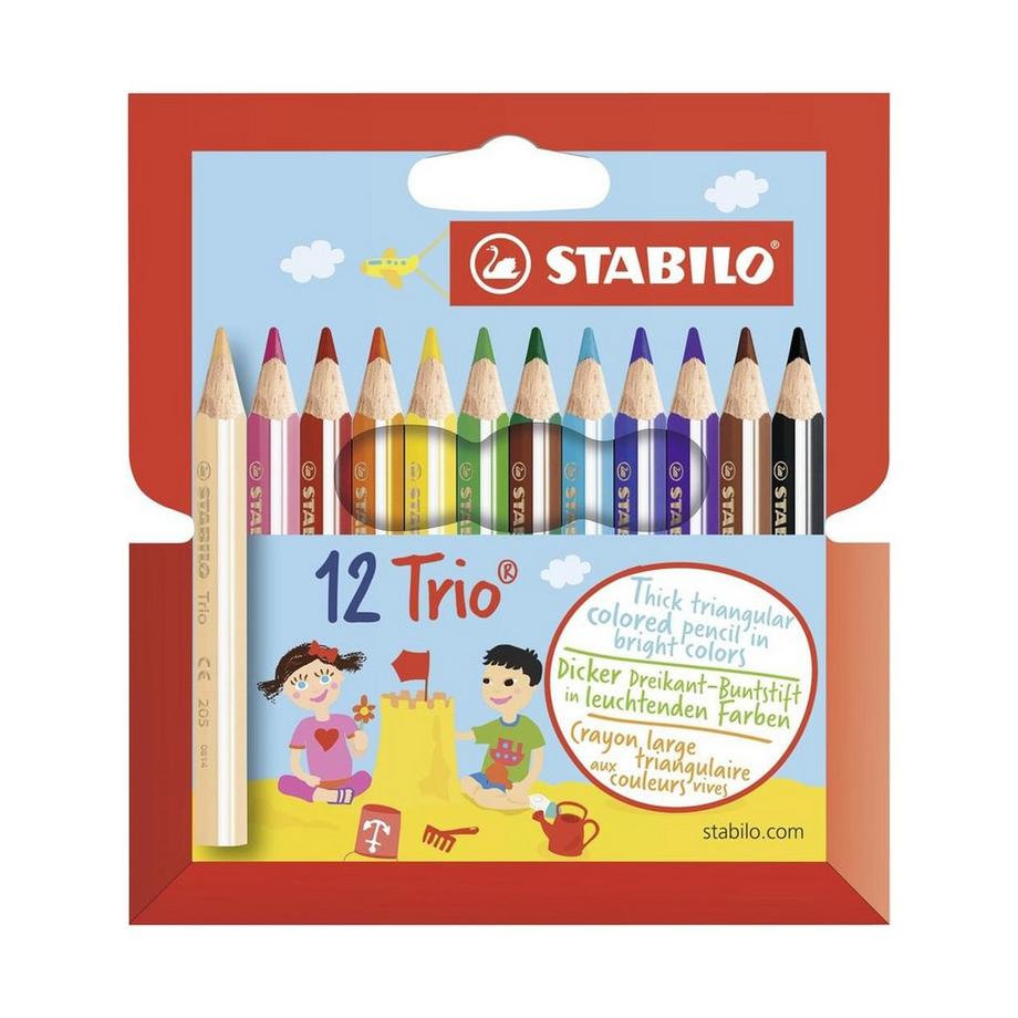 STABILO Crayons de couleur triangles  