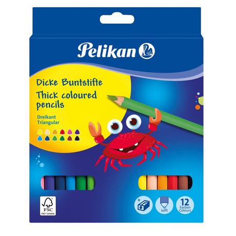 Pelikan Crayons de couleur Jumbo 