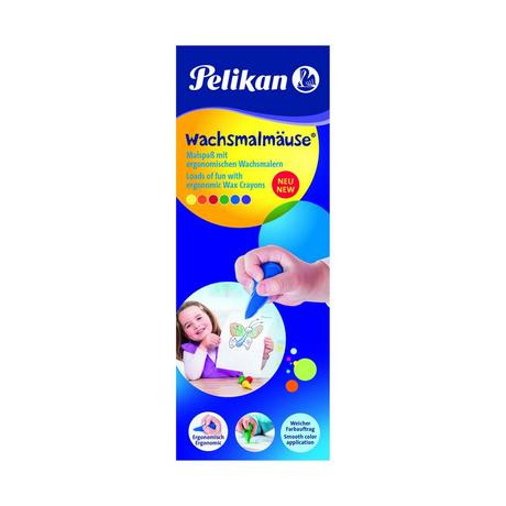 Pelikan Crayons de cire pour enfants  