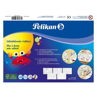 Pelikan Bloc à dessin autocollant Unisex 