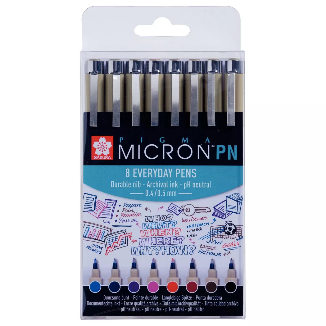 SAKURA Pigma Micron PN POXSDKPN8 Everyday, 8 Farben