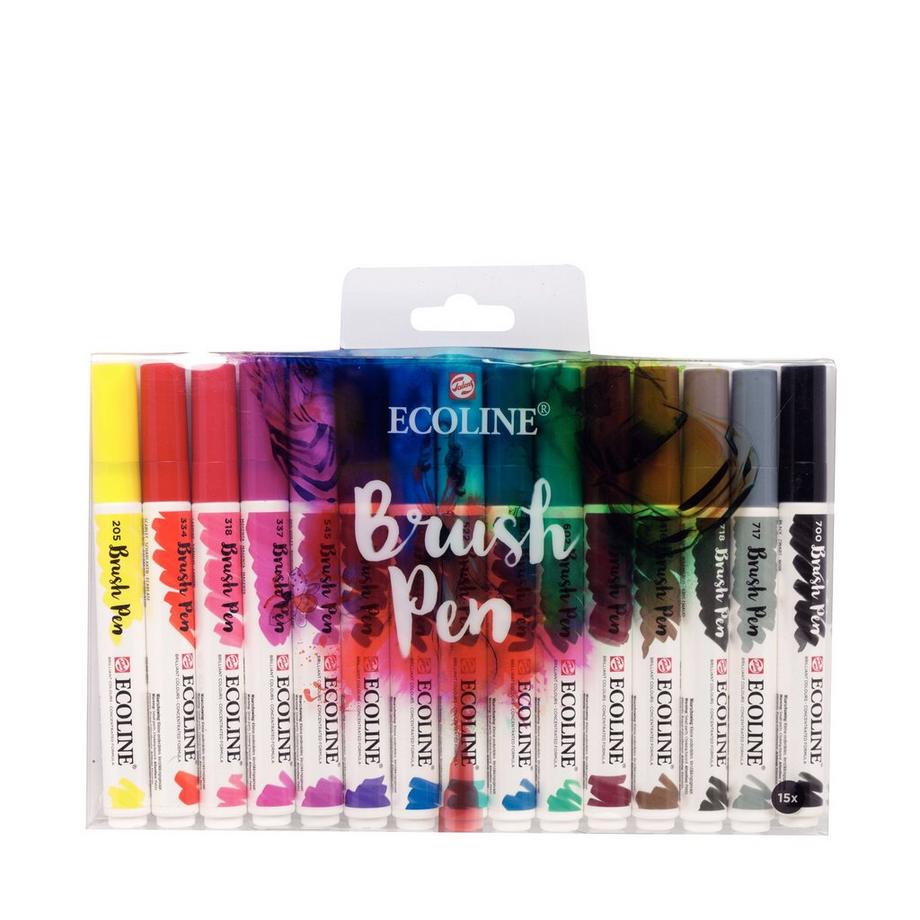 Talens Penne con punta a pennello Ecoline 