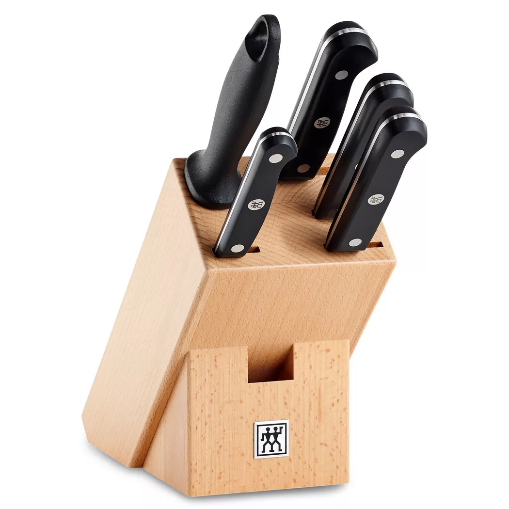 Zwilling - Blocco coltelli, 16x36cm, Marrone Naturale