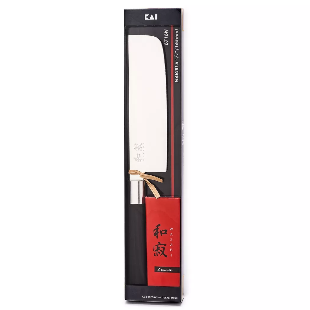 KAI Gemüsemesser "Wasabi Nakiri Schw"