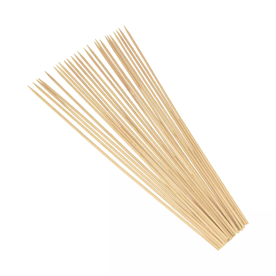 Metaltex - Schaschlik-Spiess, 25cm, Hellbraun