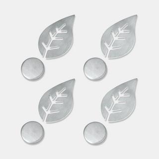 metaltex Tischtuchanhänger magnetisch, 4 Stück Blatt 