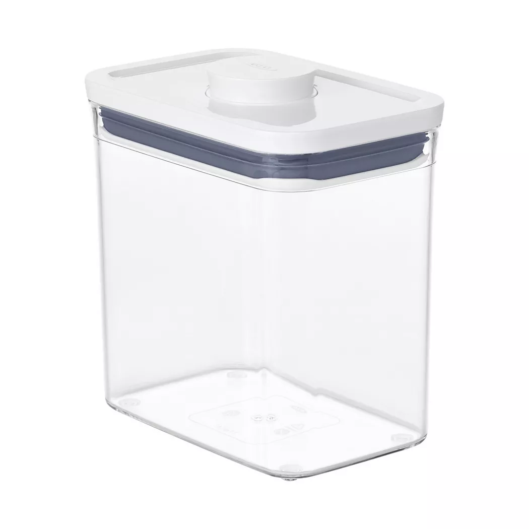 Vorratsdose OXO GOOD GRIPS, transparent, Lebensmittelaufbewahrungsbehälter, Vorratsdose, RECHTECK KURZ - 1.6L
