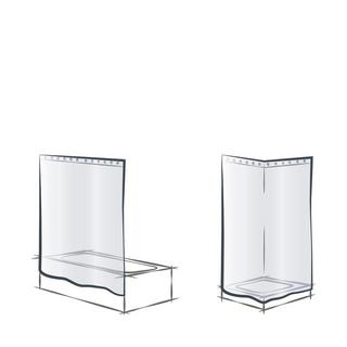 Manor Rideau de douche Waffle 