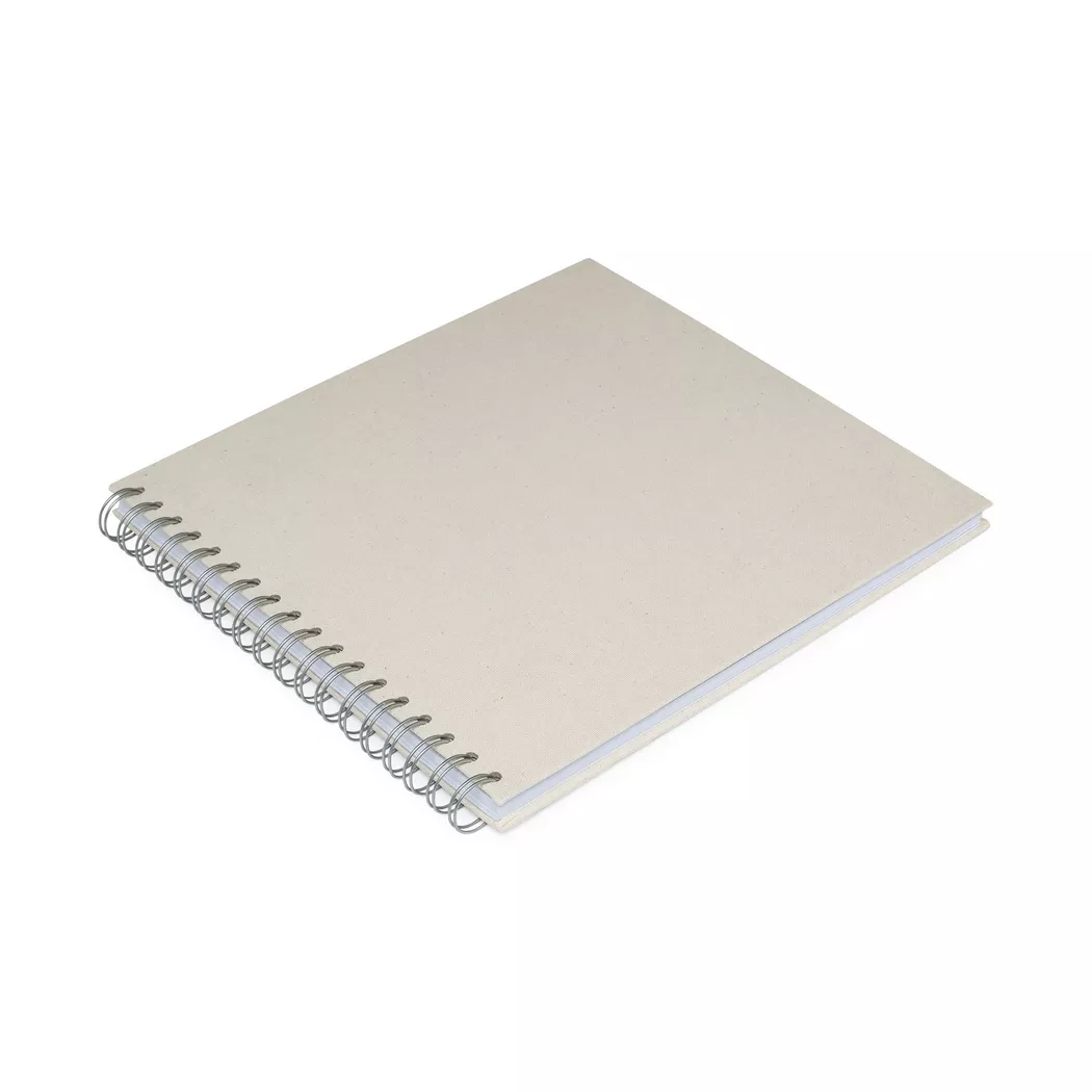 Manor - Kreativbuch mit Leineneinband, 24 x 24 cm, Beige