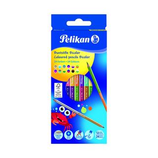 Pelikan Crayons de couleur Bicolore 