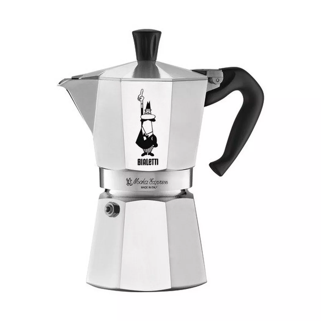 Bialetti Espressokocher Moka 6 Tassen silber baby 2