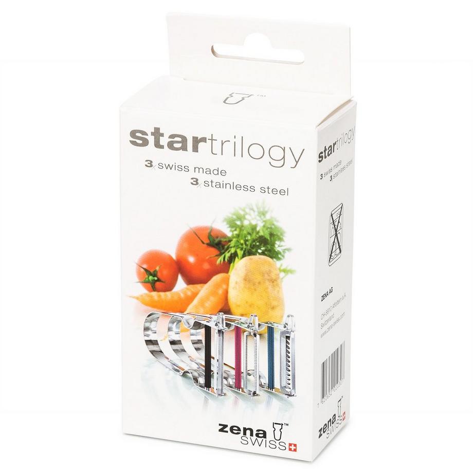 Zena Swiss Star Trilogy Sparschäler-Set 