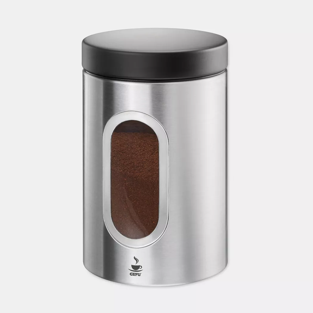 Gefu Coffee Canister 11x17cm Chrome