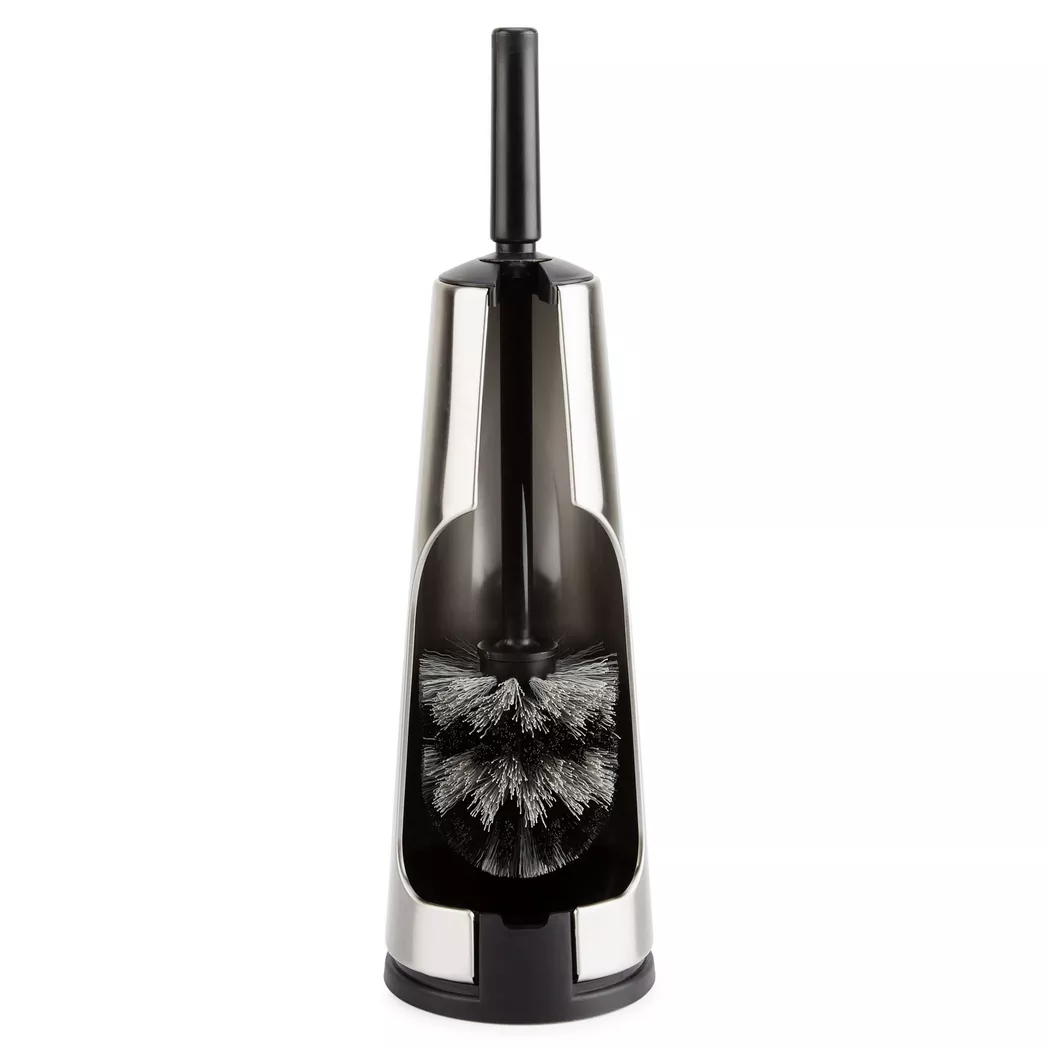 Brabantia WC-Garnitur "ReNew Silber matt" aus Kunststoff  Stahl