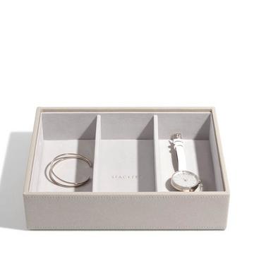 Schmuckbox, 3 tiefe Fächer