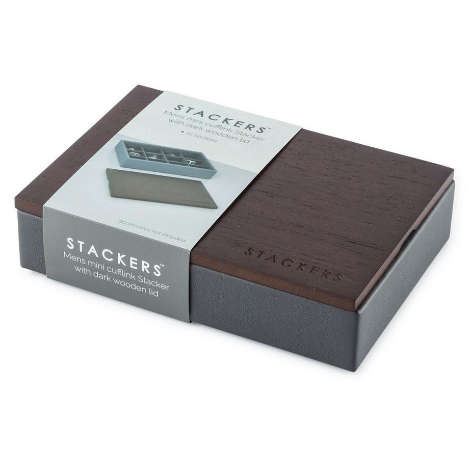 Stackers Mini Men Manschettenknopfbox mit Deckel 