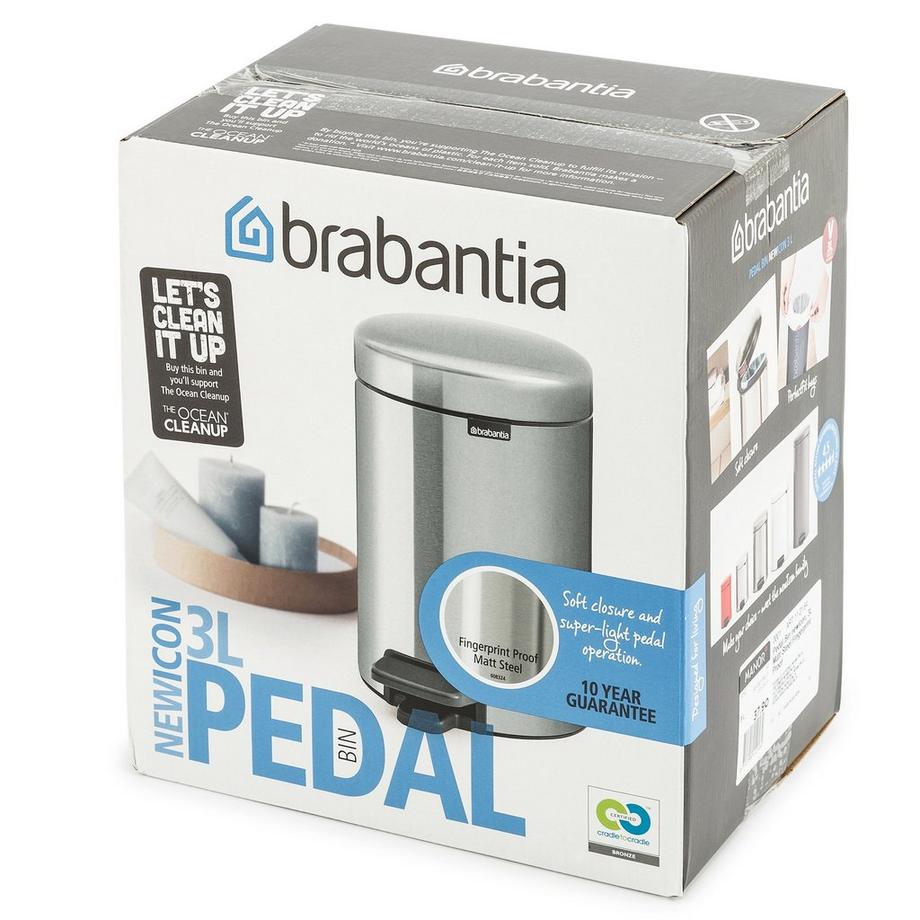 brabantia Cestino con pedale New Icon 