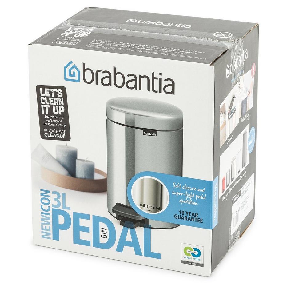 brabantia Cestino con pedale New Icon 