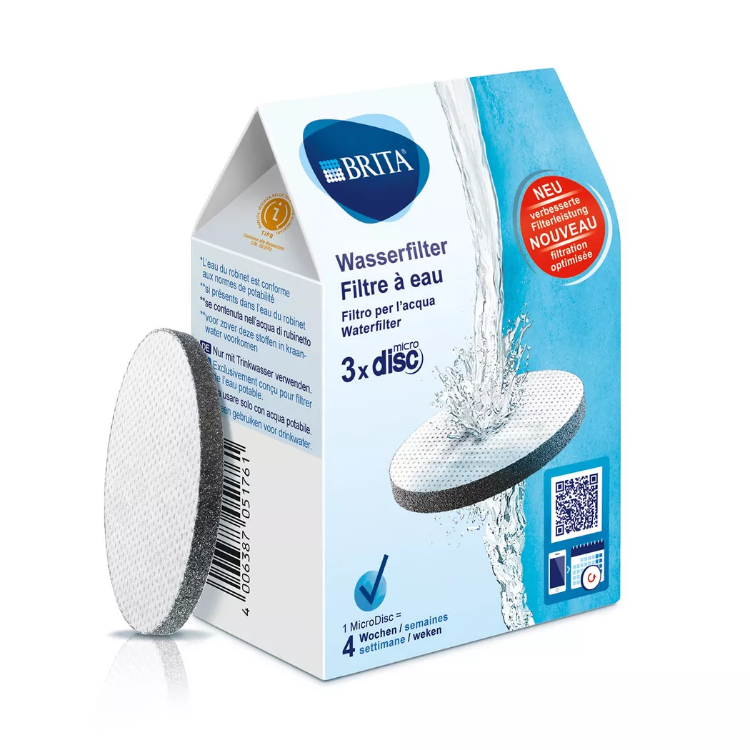 Brita Micro Disc  3-pakning vannfilter - 1 stk.